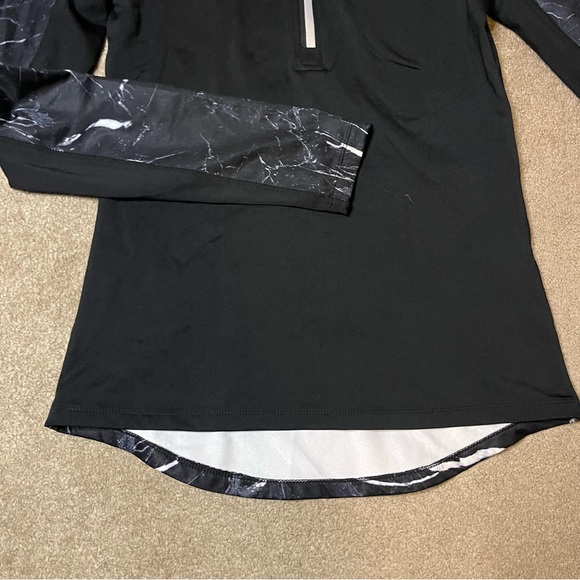 Long Sleeve Mock Neck Pocket Sports Top Jacket - Picture 2 of 10